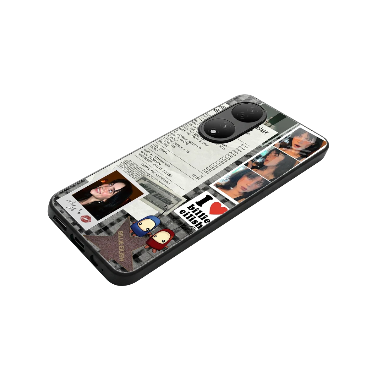 Billie Eilish stylish phone case for Vivo-y100 | glossy glass and slim fit