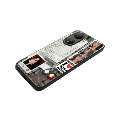 Billie Eilish stylish phone case for Vivo-y100 | glossy glass and slim fit