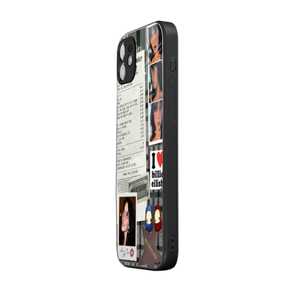 Billie Eilish iphone 11 mobile cover | shockproof glass phone case