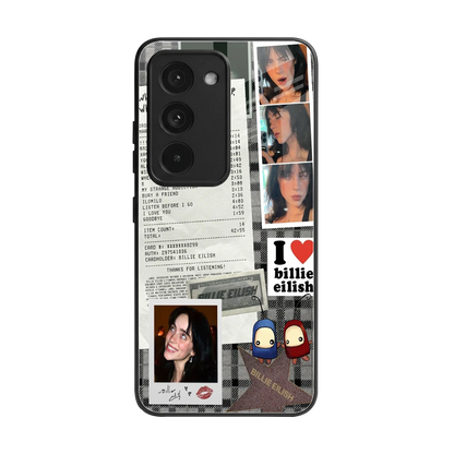Billie Eilish back phone cover | glass case for redmi 15 5g