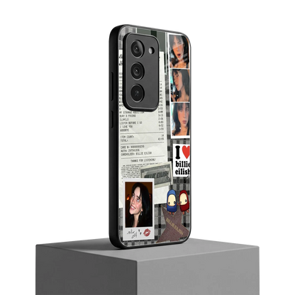 Billie Eilish redmi 15 5g mobile cover | shockproof glass phone case