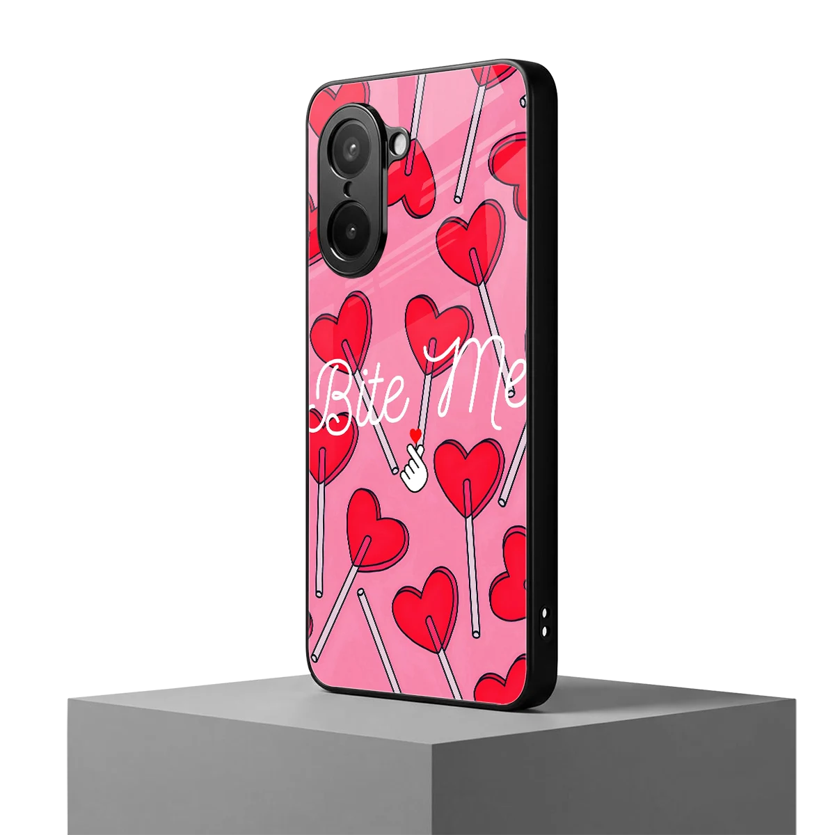 Bite Me oneplus nord ce5 5g mobile cover | shockproof glass phone case