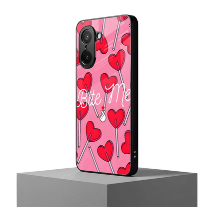 Bite Me oneplus nord ce5 5g mobile cover | shockproof glass phone case