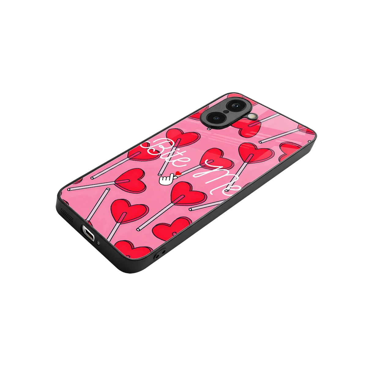 Bite Me stylish phone case for oneplus nord ce5 5g | glossy glass and slim fit