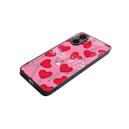 Bite Me stylish phone case for oneplus nord ce5 5g | glossy glass and slim fit