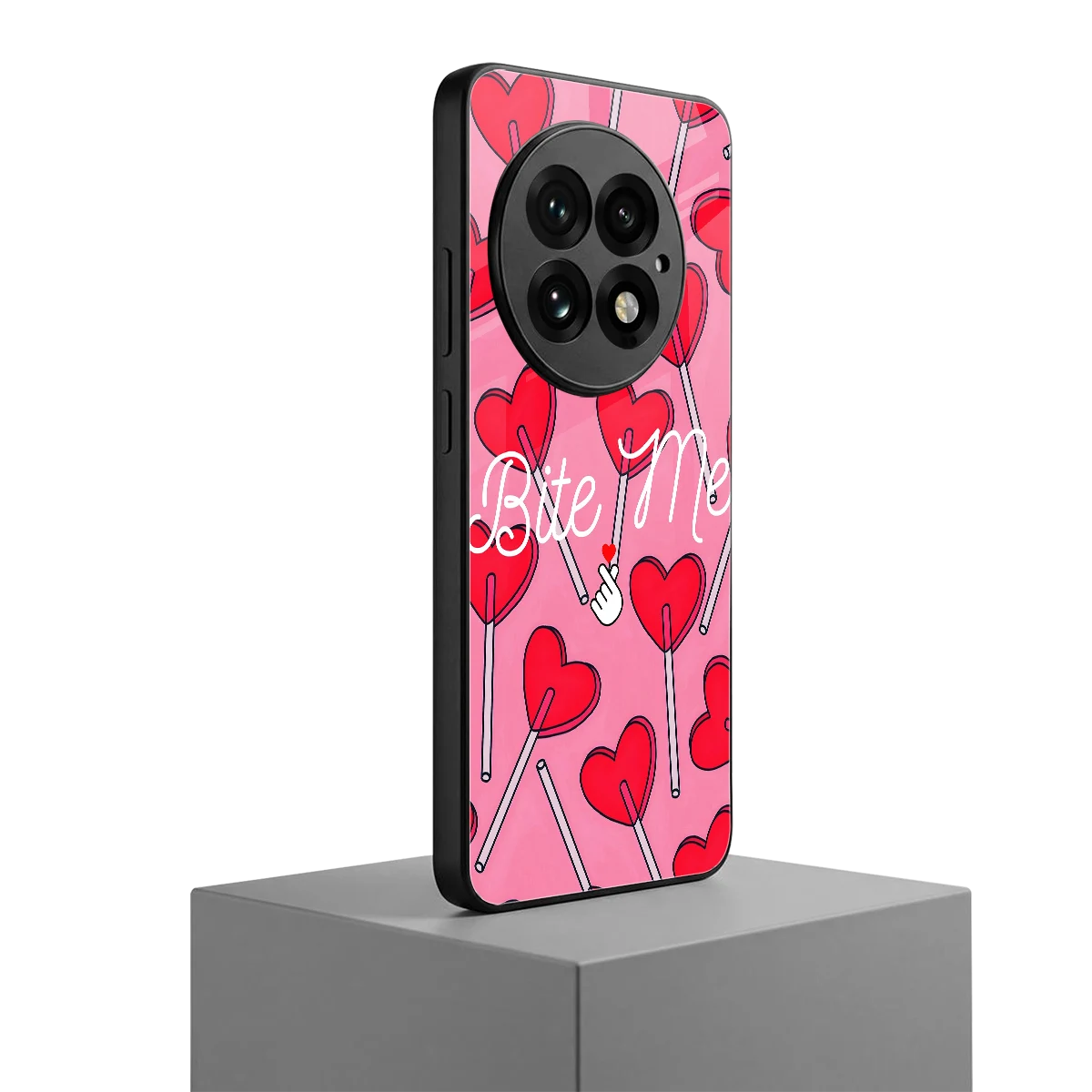 Bite Me oneplus 13 mobile cover | shockproof glass phone case