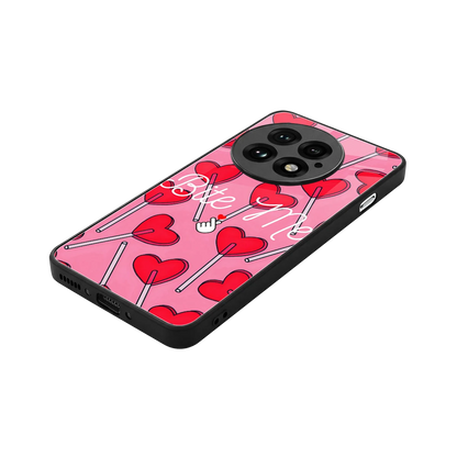 Bite Me stylish phone case for oneplus 13 | glossy glass and slim fit