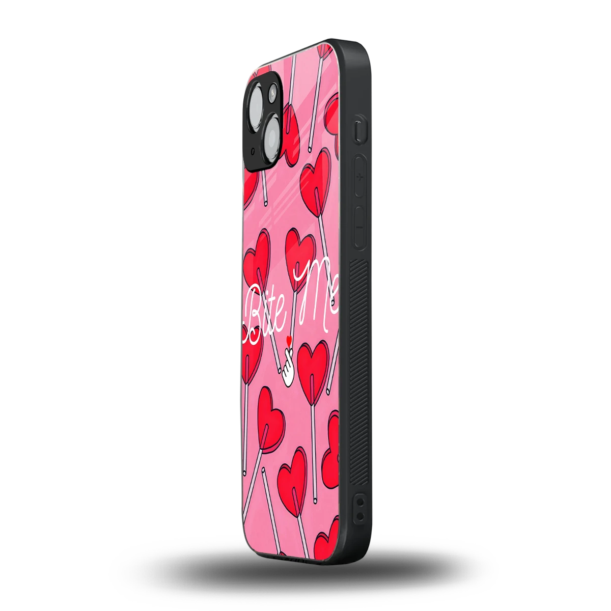 Bite Me iphone 15 mobile cover | shockproof glass phone case