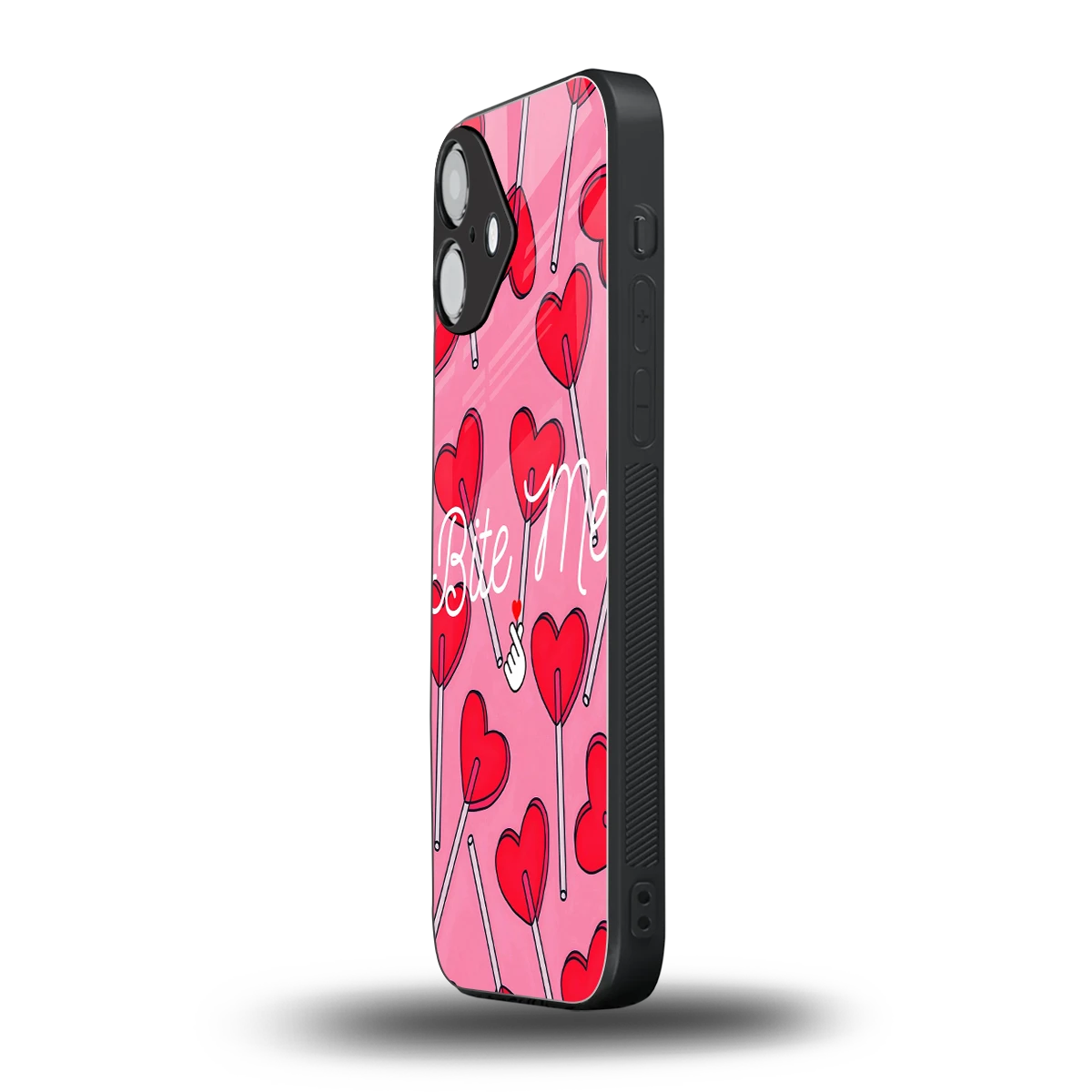 Bite Me iphone 16 plus mobile cover | shockproof glass phone case