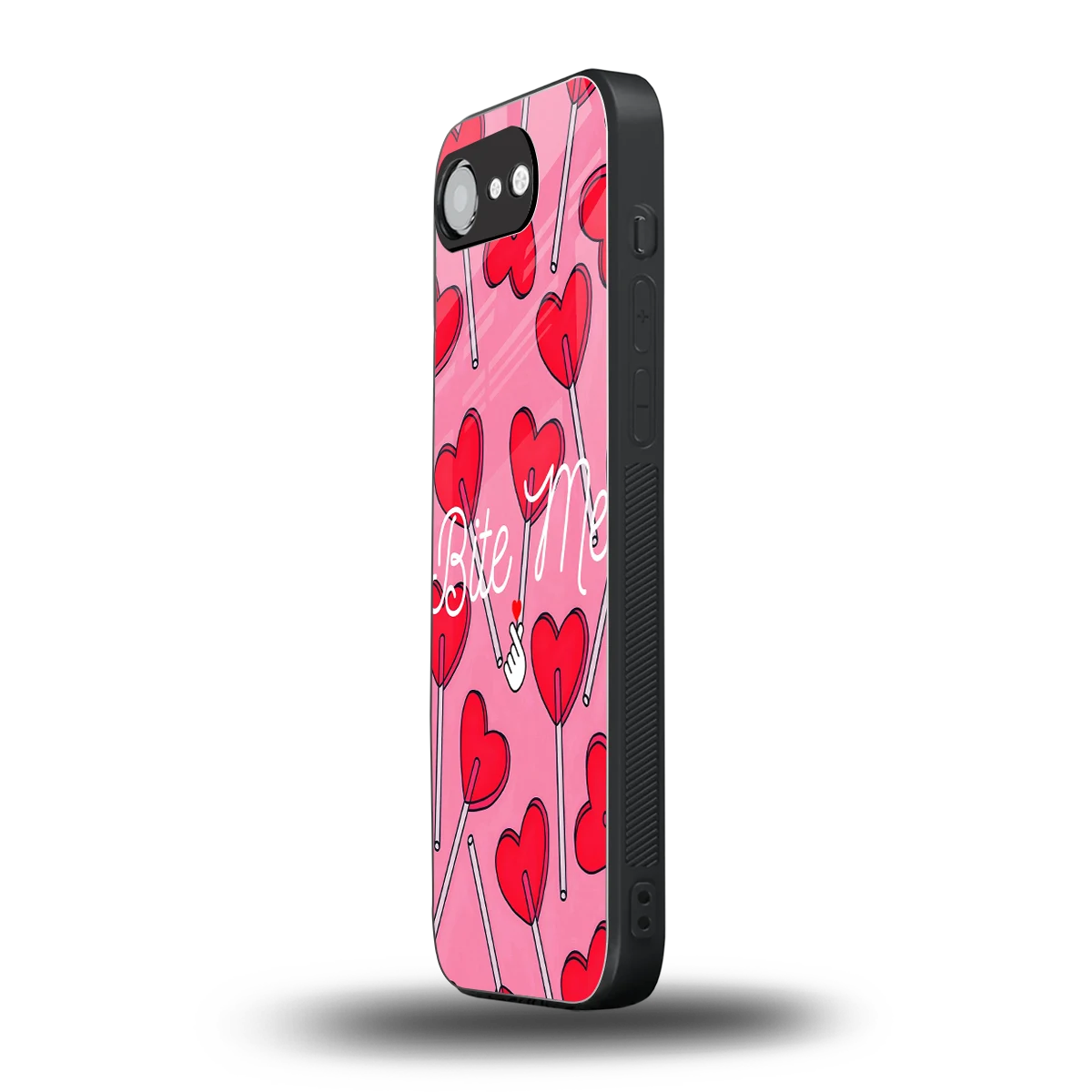 Bite Me iphone 17e mobile cover | shockproof glass phone case