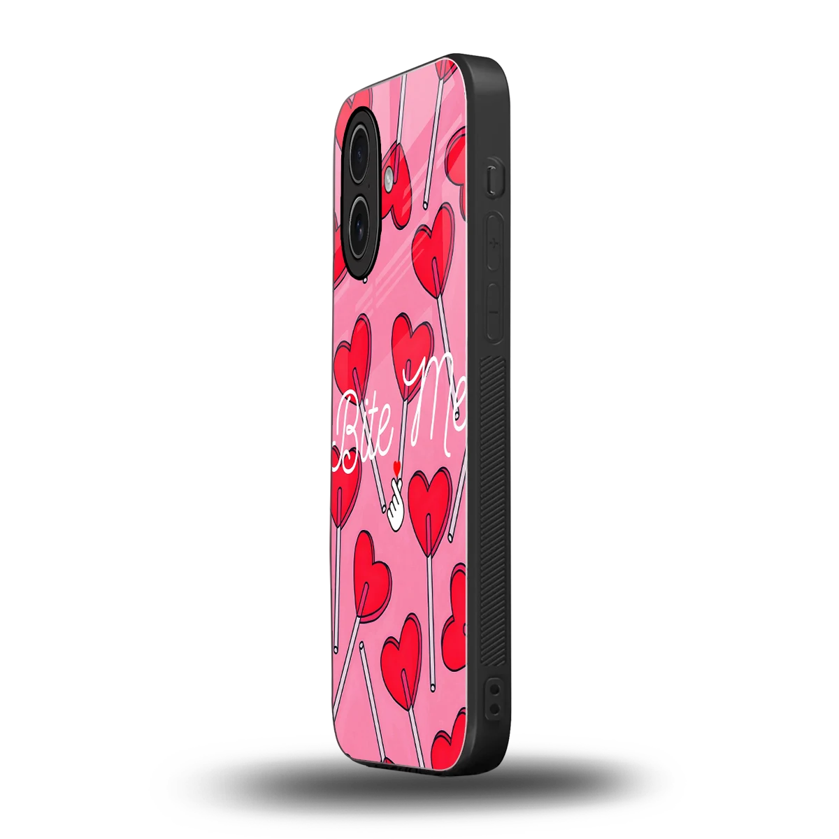 Bite Me iphone 17 mobile cover | shockproof glass phone case