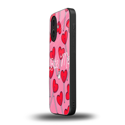 Bite Me iphone 17 mobile cover | shockproof glass phone case