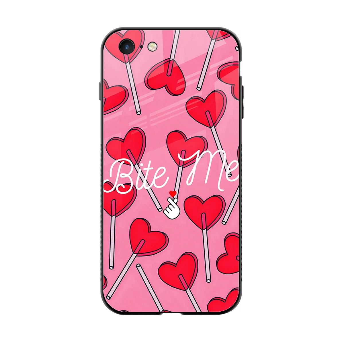 Bite Me back phone cover | glass case for iphone 6