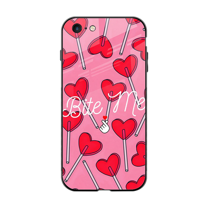 Bite Me back phone cover | glass case for iphone 6s
