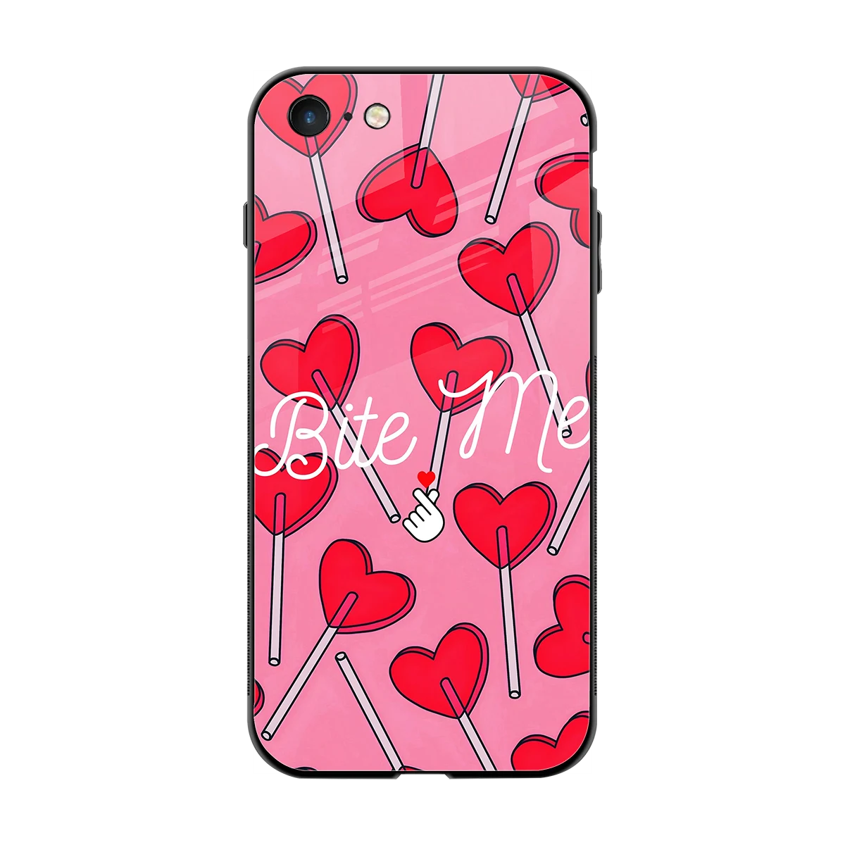 Bite Me back phone cover | glass case for iphone 7