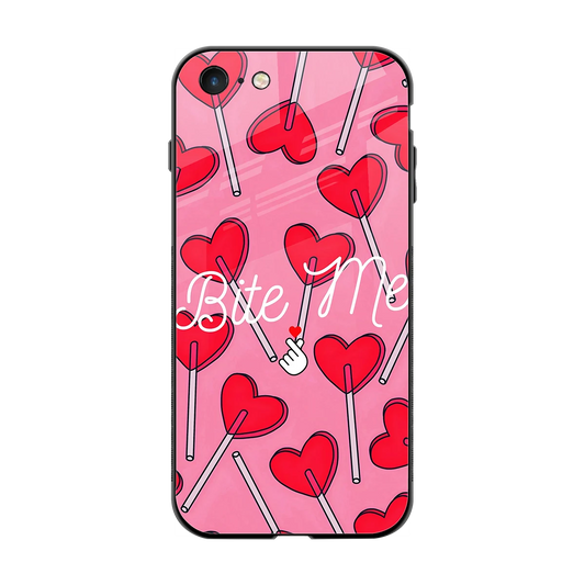 Bite Me back phone cover | glass case for iphone 7
