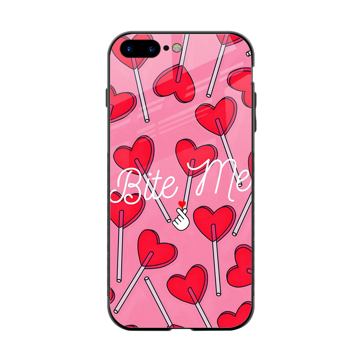 Bite Me back phone cover | glass case for iphone 8 plus