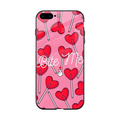 Bite Me back phone cover | glass case for iphone 8 plus