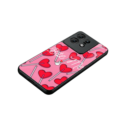 Bite Me stylish phone case for motorola edge 50 pro | glossy glass and slim fit