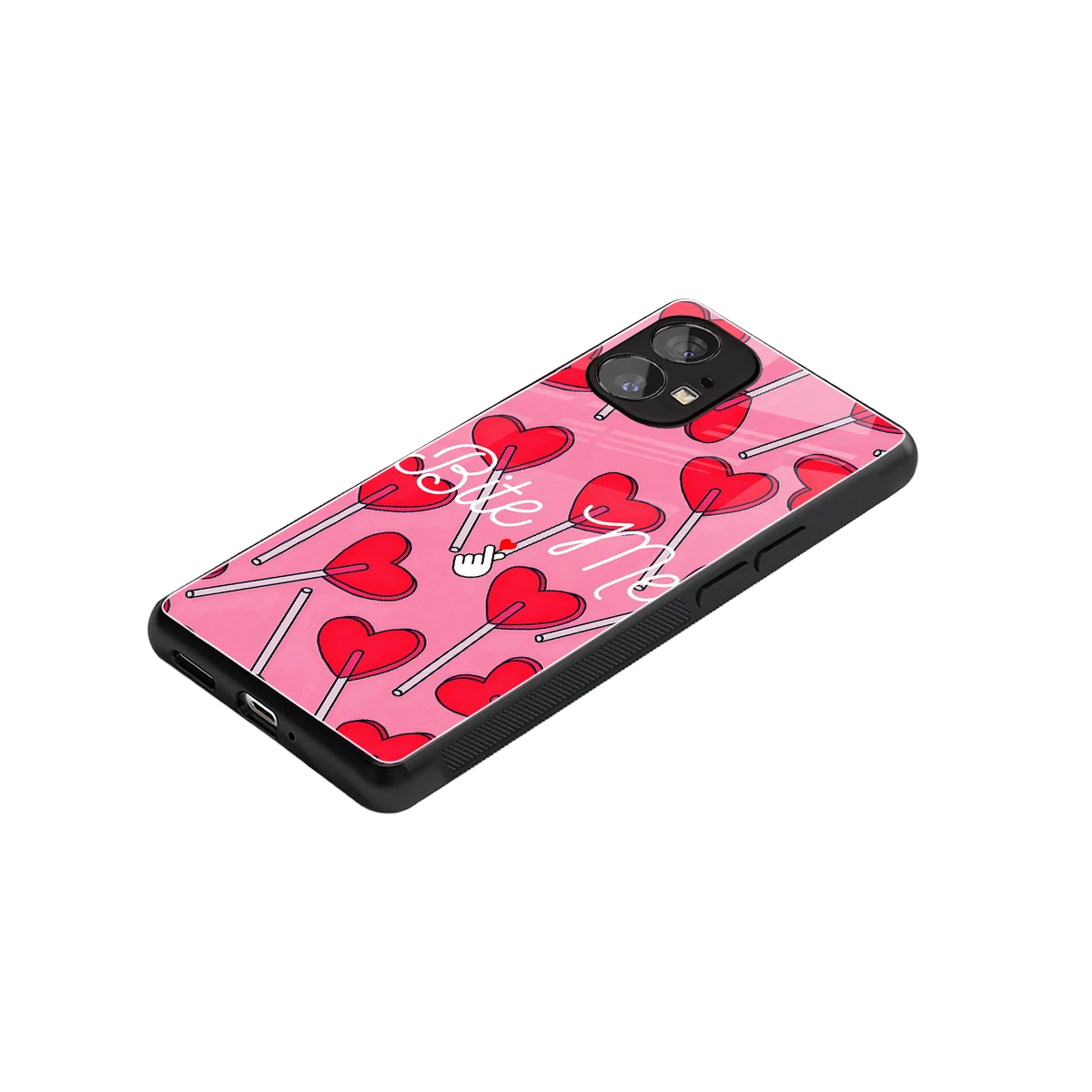 Bite Me stylish phone case for nothing phone 1 | glossy glass and slim fit