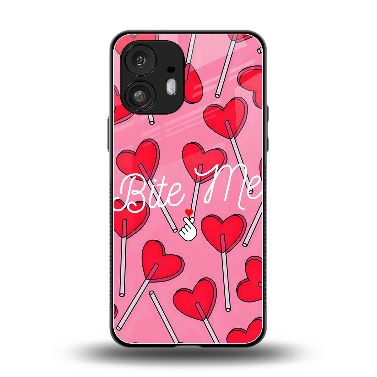 Bite Me back phone cover | glass case for nothing phone 2