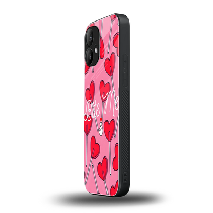 Bite Me nothing phone 2 mobile cover | shockproof glass phone case