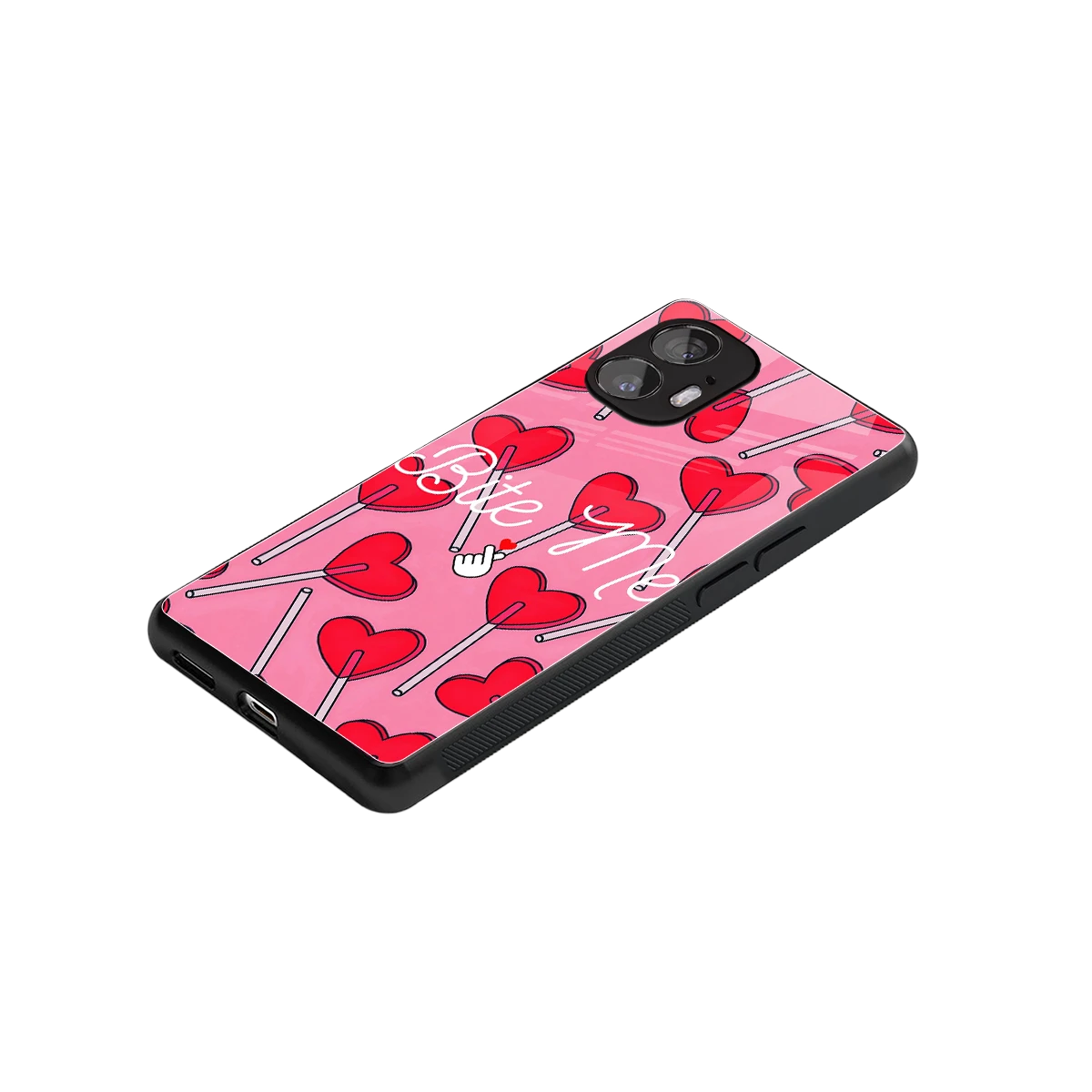 Bite Me stylish phone case for nothing phone 2 | glossy glass and slim fit