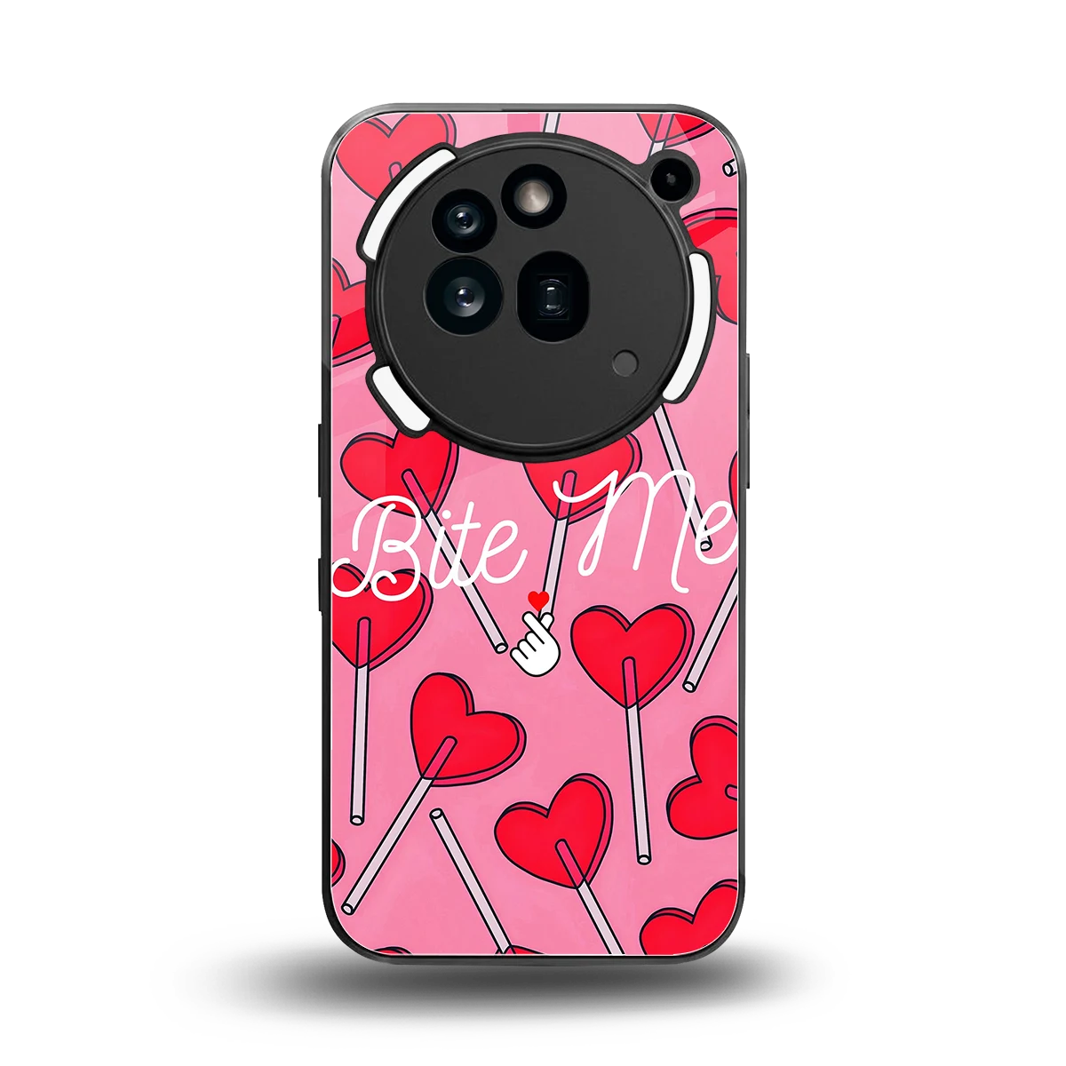 Bite Me back phone cover | glass case for nothing phone 3a pro