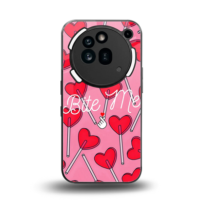 Bite Me back phone cover | glass case for nothing phone 3a pro