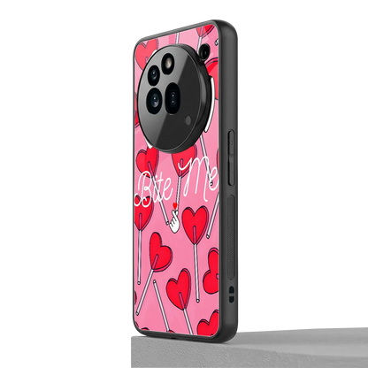 Bite Me nothing phone 3a pro mobile cover | shockproof glass phone case