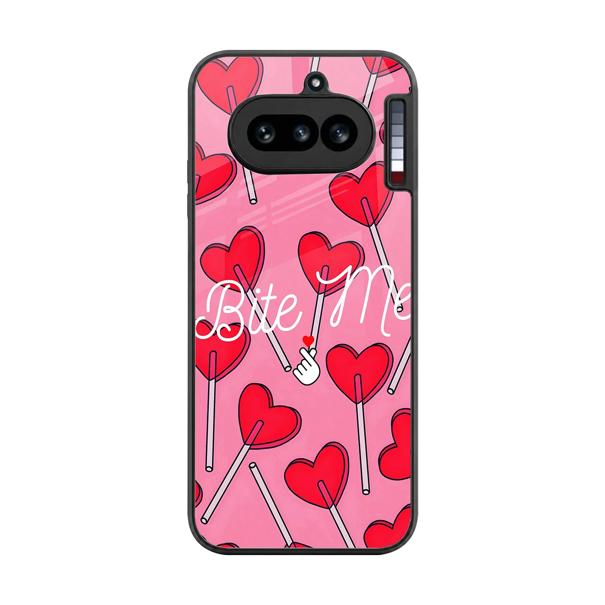Bite Me back phone cover | glass case for nothing phone 4a
