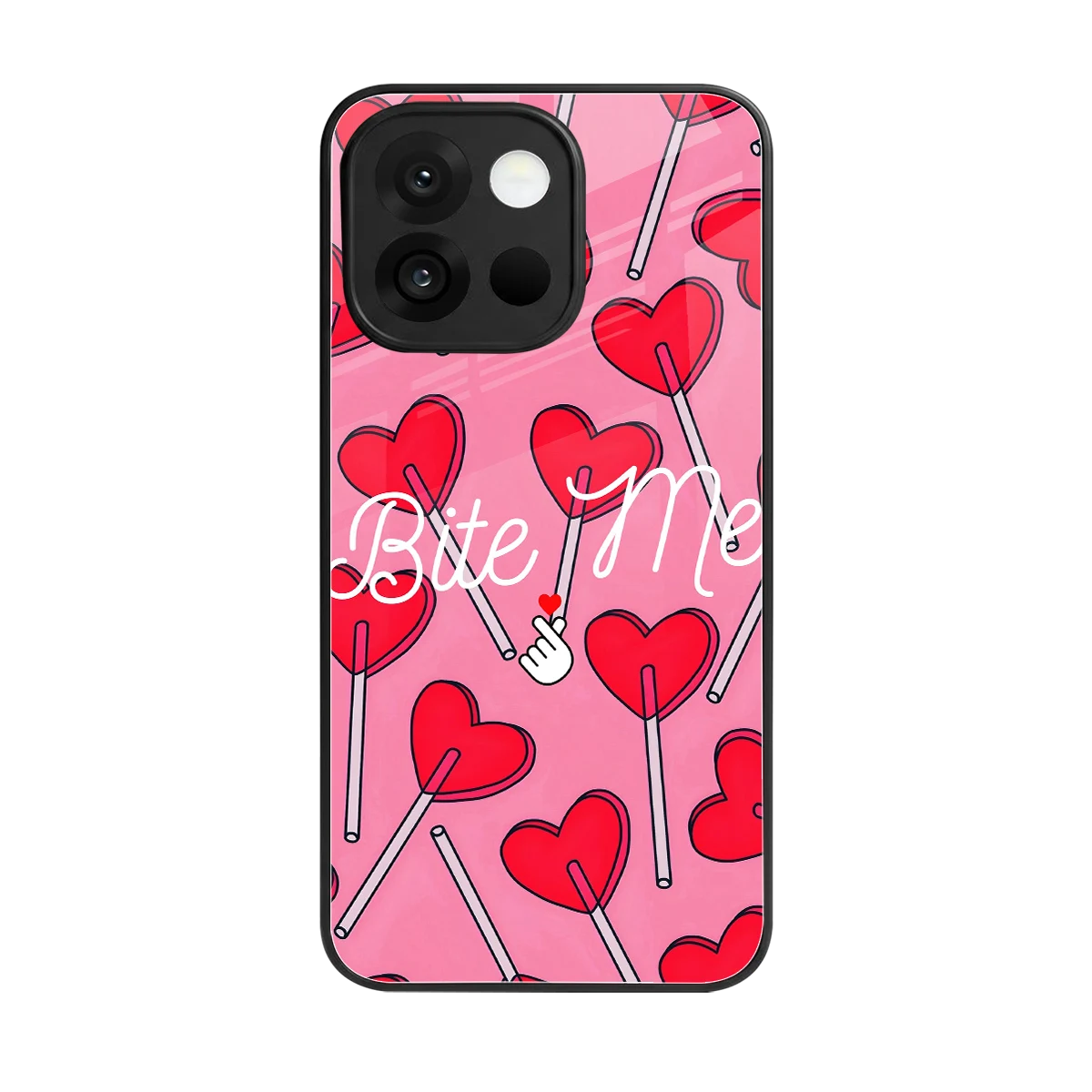 Bite Me back phone cover | glass case for oneplus 13s