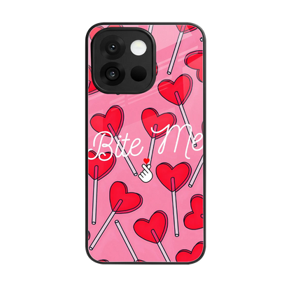 Bite Me back phone cover | glass case for oneplus 13s