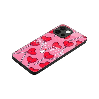 Bite Me stylish phone case for oneplus 13s | glossy glass and slim fit