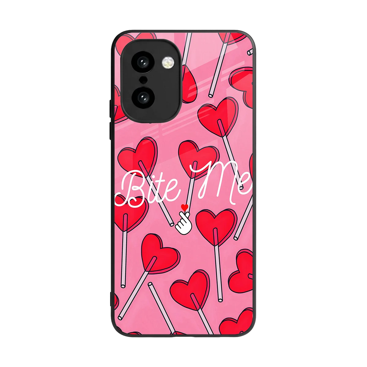 Bite Me back phone cover | glass case for oneplus 15r
