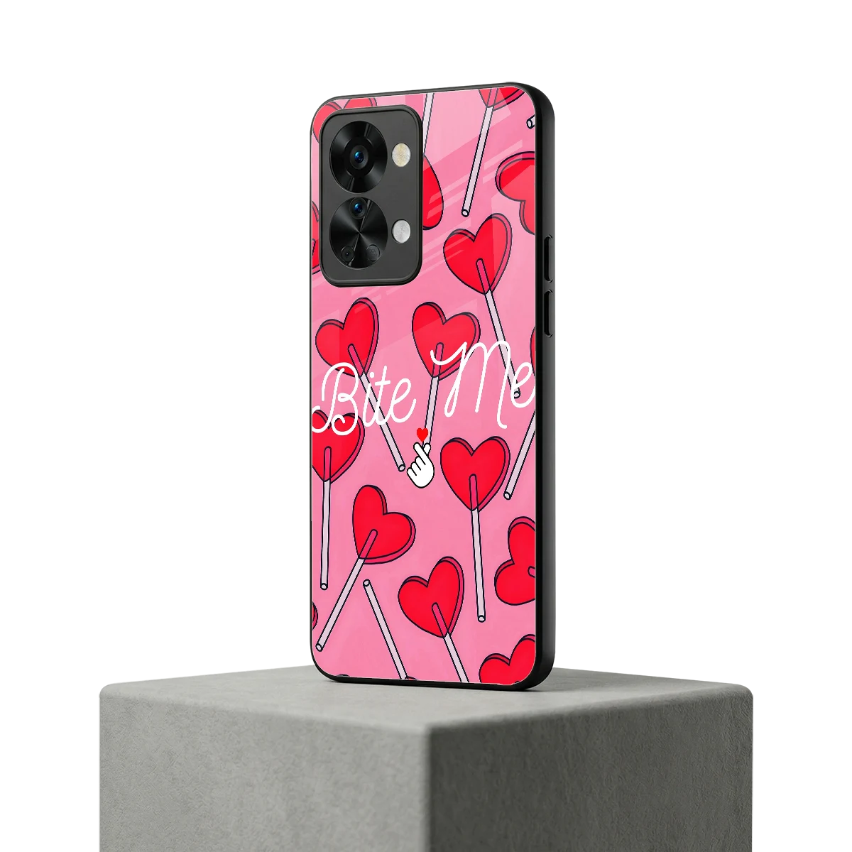 Bite Me oneplus nord 2t mobile cover | shockproof glass phone case