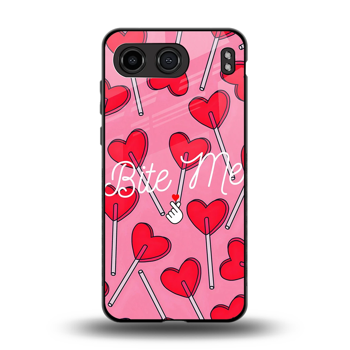 Bite Me back phone cover | glass case for oneplus nord 4