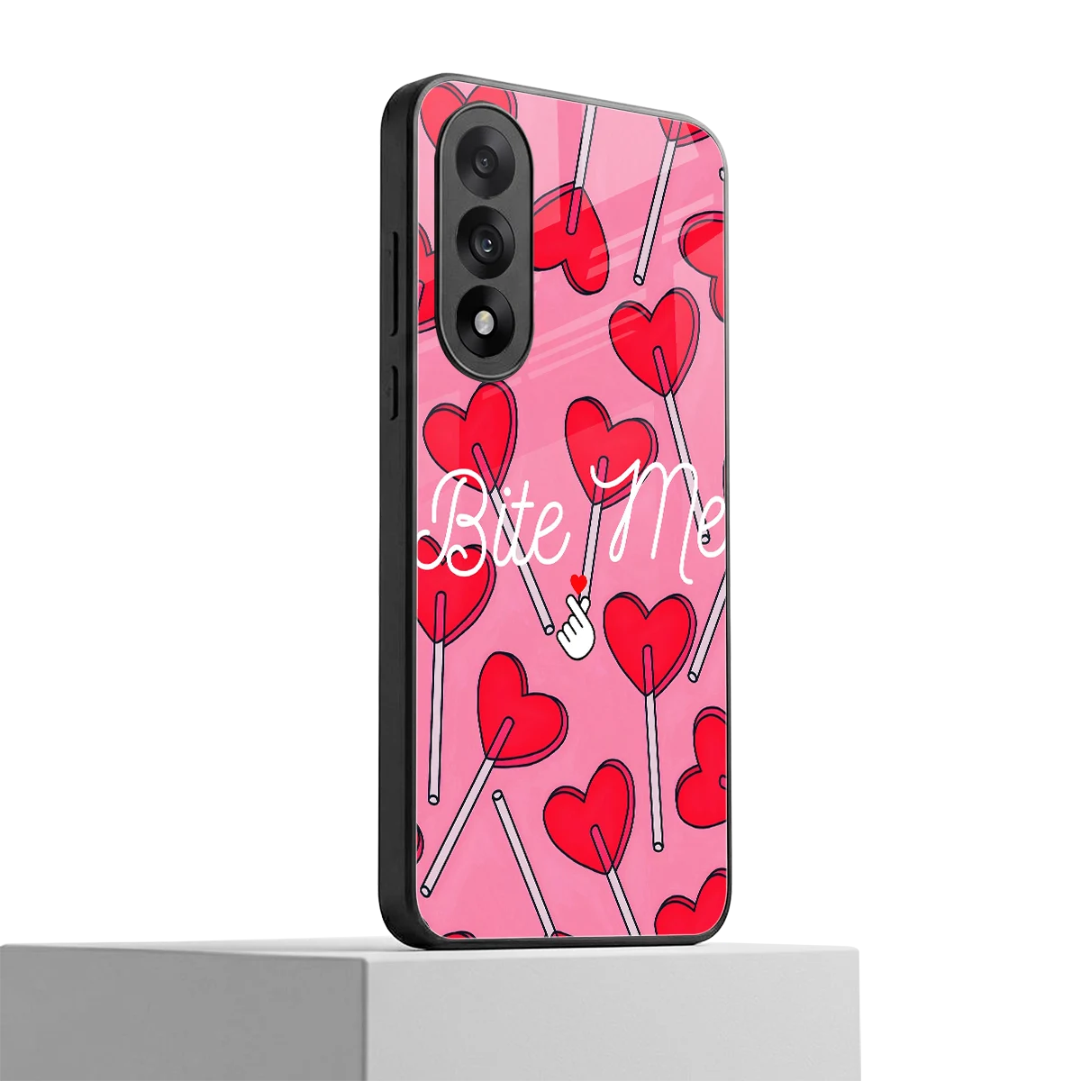 Bite Me oneplus nord 5 mobile cover | shockproof glass phone case