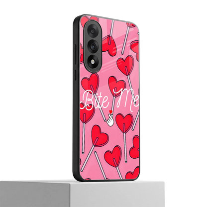 Bite Me oneplus nord 5 mobile cover | shockproof glass phone case