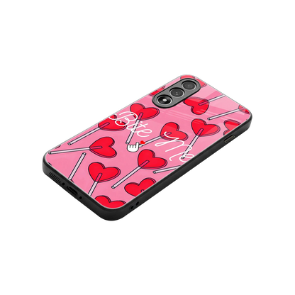 Bite Me stylish phone case for oneplus nord 5 | glossy glass and slim fit
