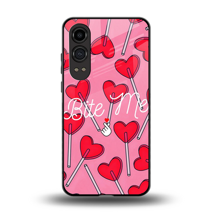 Bite Me back phone cover | glass case for oneplus nord ce 4 lite