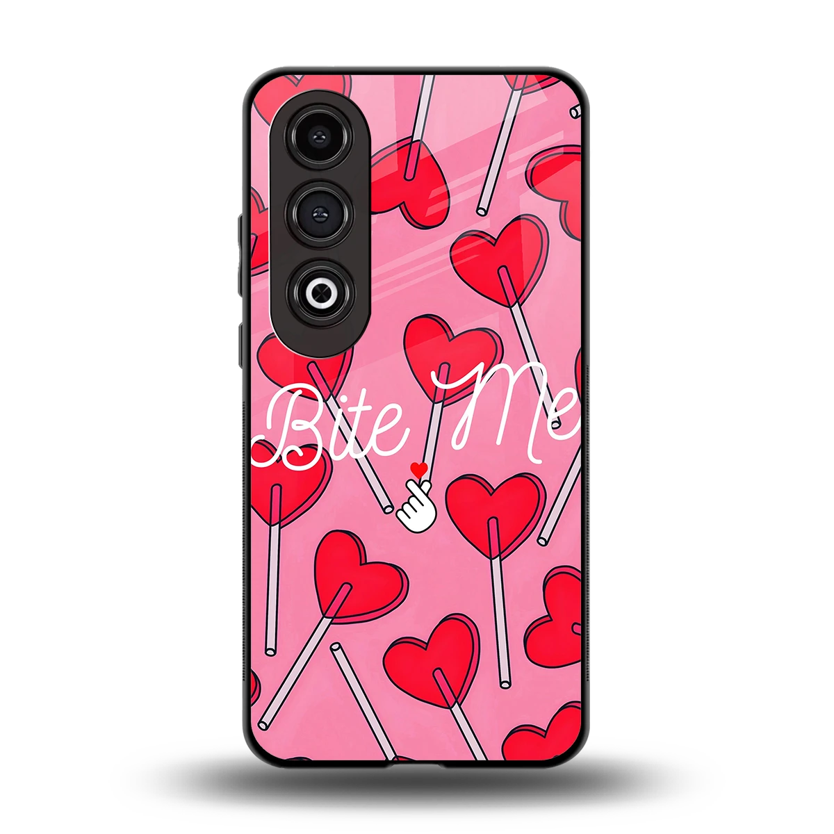 Bite Me back phone cover | glass case for oneplus nord ce 4