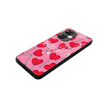 Bite Me stylish phone case for oneplus nord ce 3 lite | glossy glass and slim fit