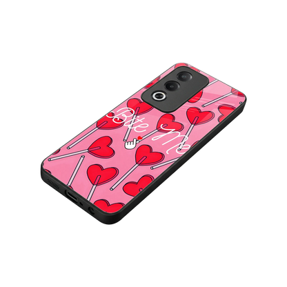 Bite Me stylish phone case for oppo a3 pro | glossy glass and slim fit