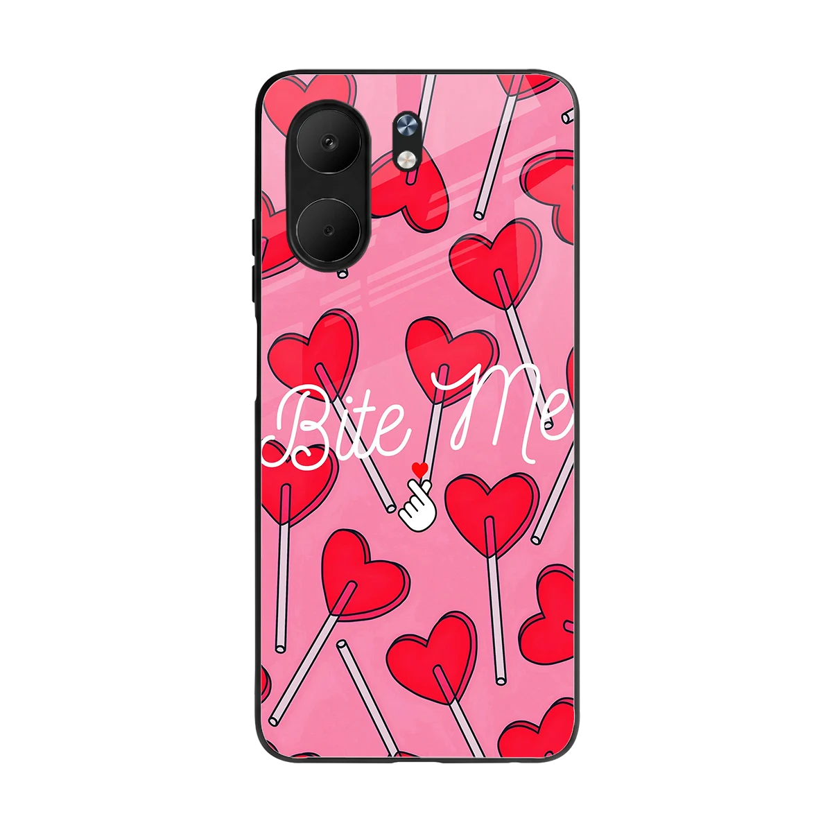 Bite Me back phone cover | glass case for oppo a5x 5g