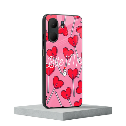 Bite Me oppo a5x 5g mobile cover | shockproof glass phone case