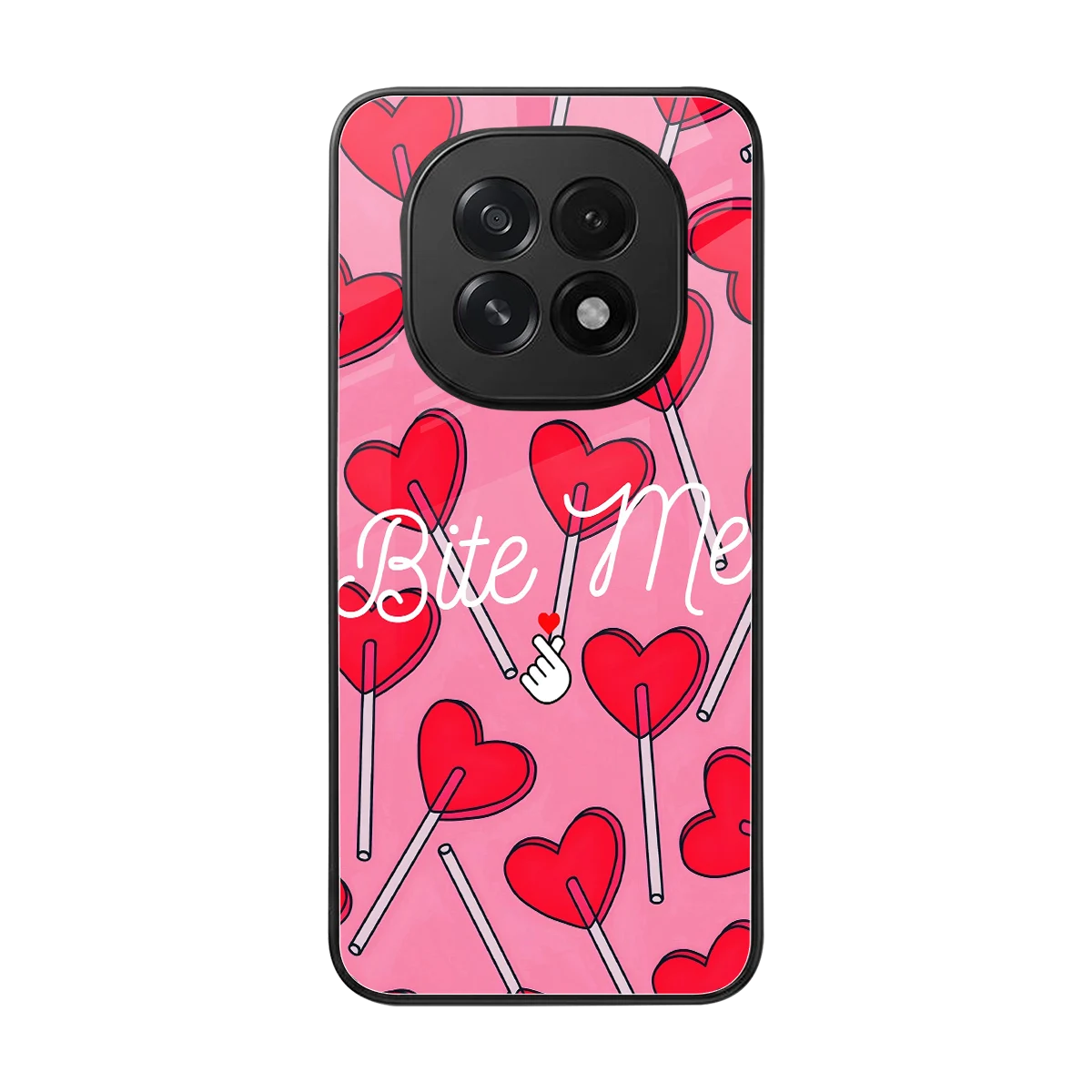 Bite Me back phone cover | glass case for oppo f29 5g