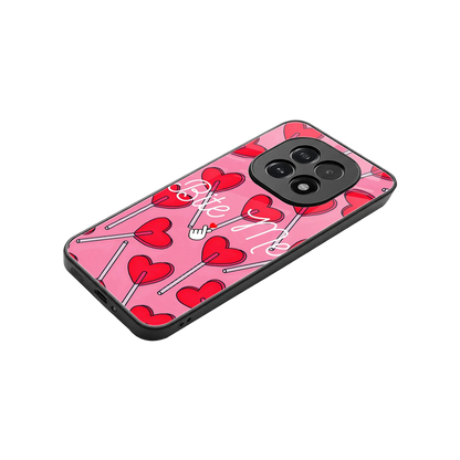Bite Me stylish phone case for oppo f29 5g | glossy glass and slim fit