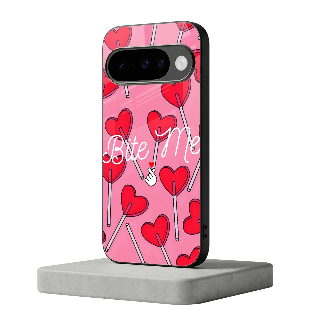 Bite Me google pixel 10 mobile cover | shockproof glass phone case