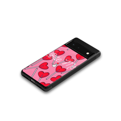 Bite Me google pixel 6a mobile cover | shockproof glass phone case